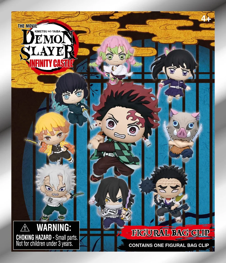 DEMON SLAYER MOVIE - 3D Foam Bag Clip Series 1 Blind Bag - 1 Unidade Aleatória